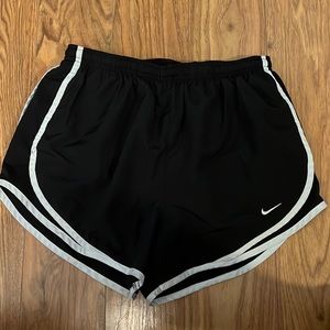 Black & White DriFit Nike Running Shorts